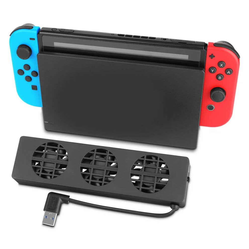 Podstawka wentylator dla konsoli Nintendo Switch 3 wentylatory