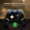 GameSir K1 Flux Kaleid Flux Przezroczysty RGB Kontroler do Gier Współpracujący z Xbox Series X|S, Xbox One i Windows 10/11 Przewodowy Gamepad Hall Effect Gniazdo Audio 3,5 mm