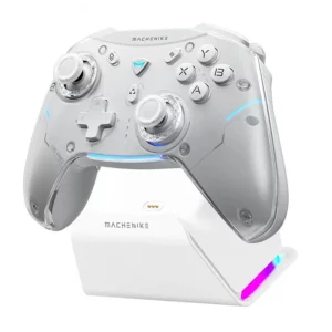 Machenike G5pro Tri-mode Bezprzewodowy Kontroler do Gier Hall Trigger Joystick Przyciski Mecha-Taktyczne Pasek Światła RGB bluetooth/USB Przewodowy Gamepad do Switch PC Android iOS