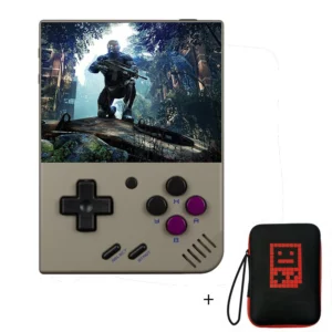 Miyoo Mini Plus 128GB 27000 Gier Retro Przenośna Konsola do Gier dla PS1 MD SFC MAME GB FC WSC 3,5 cala Ekran IPS OCA Przenośny System Linux Kieszonkowy Odtwarzacz Gier Wideo